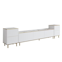 Hanah Home Imaj - Marble, White